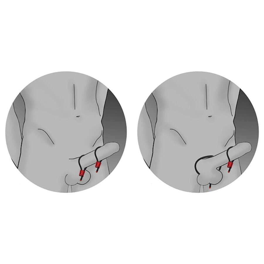 ELECTRASTIM - PRESTIGE ELECTRA LOOPS VERSTELLBARE SCHWARZE PENISRINGE