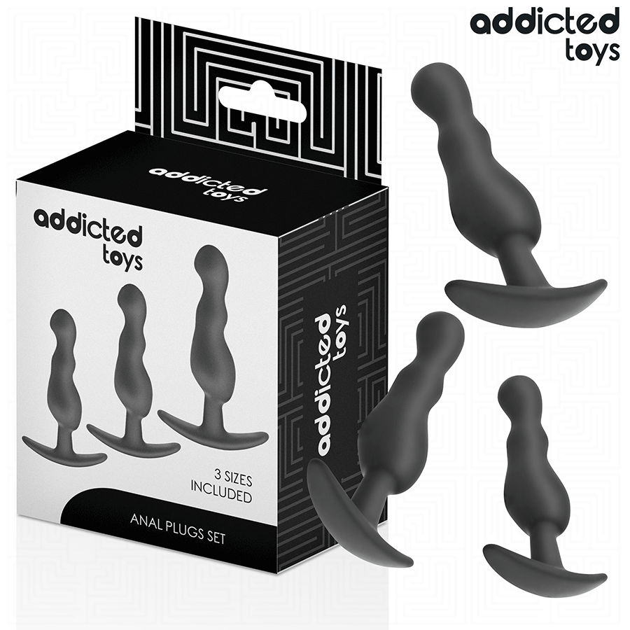 ADDICTED TOYS - SET MIT 3 ANALPLUGS MODELL 1