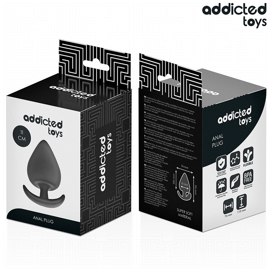 ADDICTED TOYS - ANALPLUG GRÖSSE XXL 11 CM
