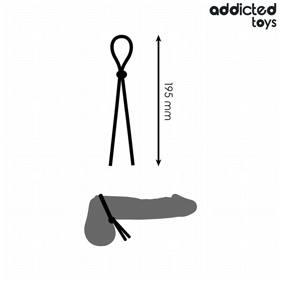 ADDICTED TOYS - SILIKON-PENISSEIL MIT EINZELNER SCHLAUFE
