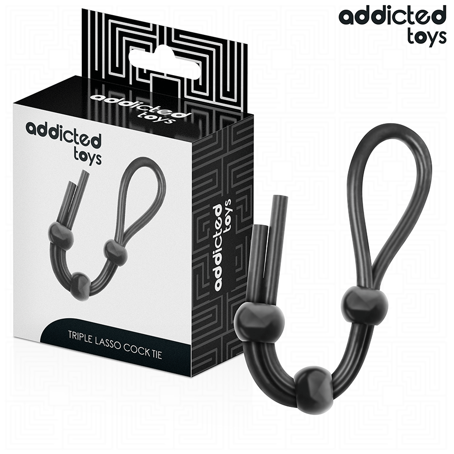 ADDICTED TOYS - DREIFACHSCHLAUFE MIT SILIKON-PENISSE