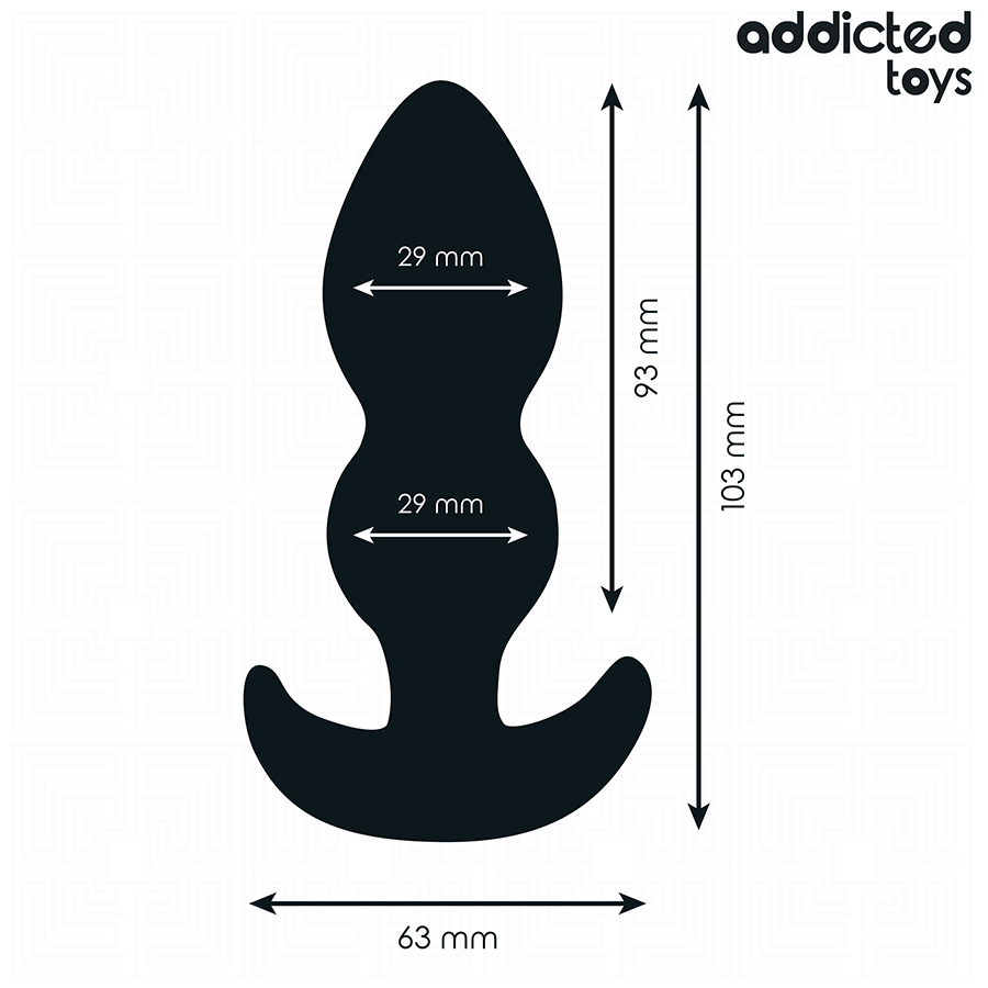 ADDICTED TOYS – ANALPLUG GRÖSSE S 10,3 CM