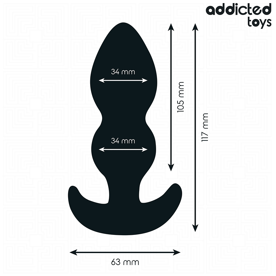 ADDICTED TOYS – ANALPLUG GRÖSSE L 11,7 CM