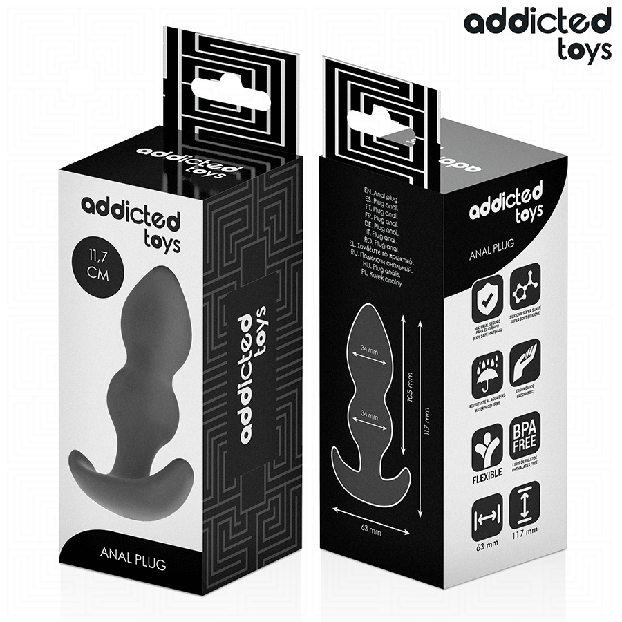ADDICTED TOYS – ANALPLUG GRÖSSE L 11,7 CM