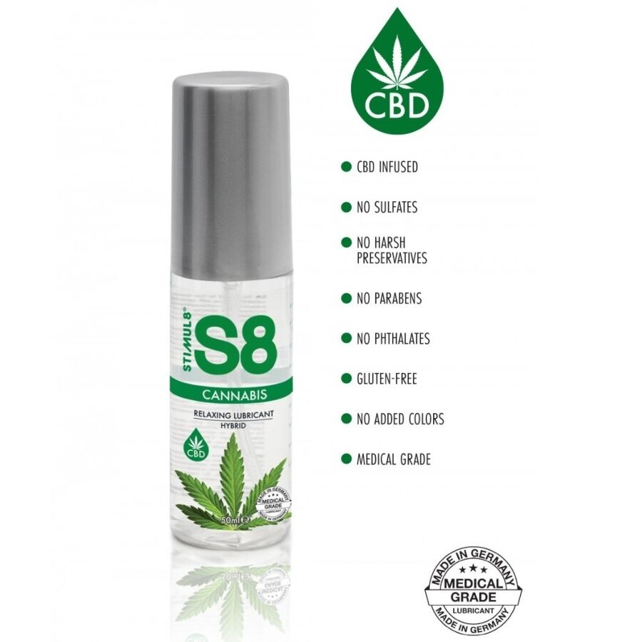 STIMUL8 - S8 Cannabis-Hybrid-Gleitmittel 50 ml