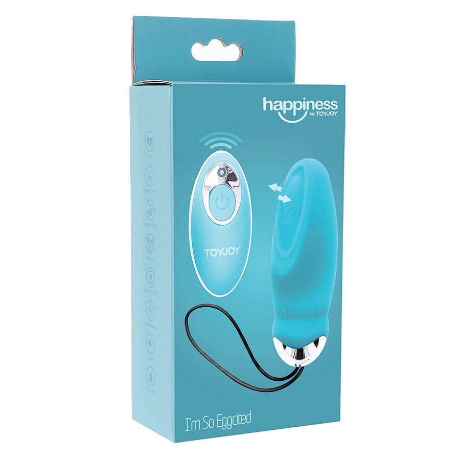 TOYJOY - HAPPINESS ICH BIN SO AUFGEREGT BLAUER FERNBEDIENUNGS-VIBRATOR