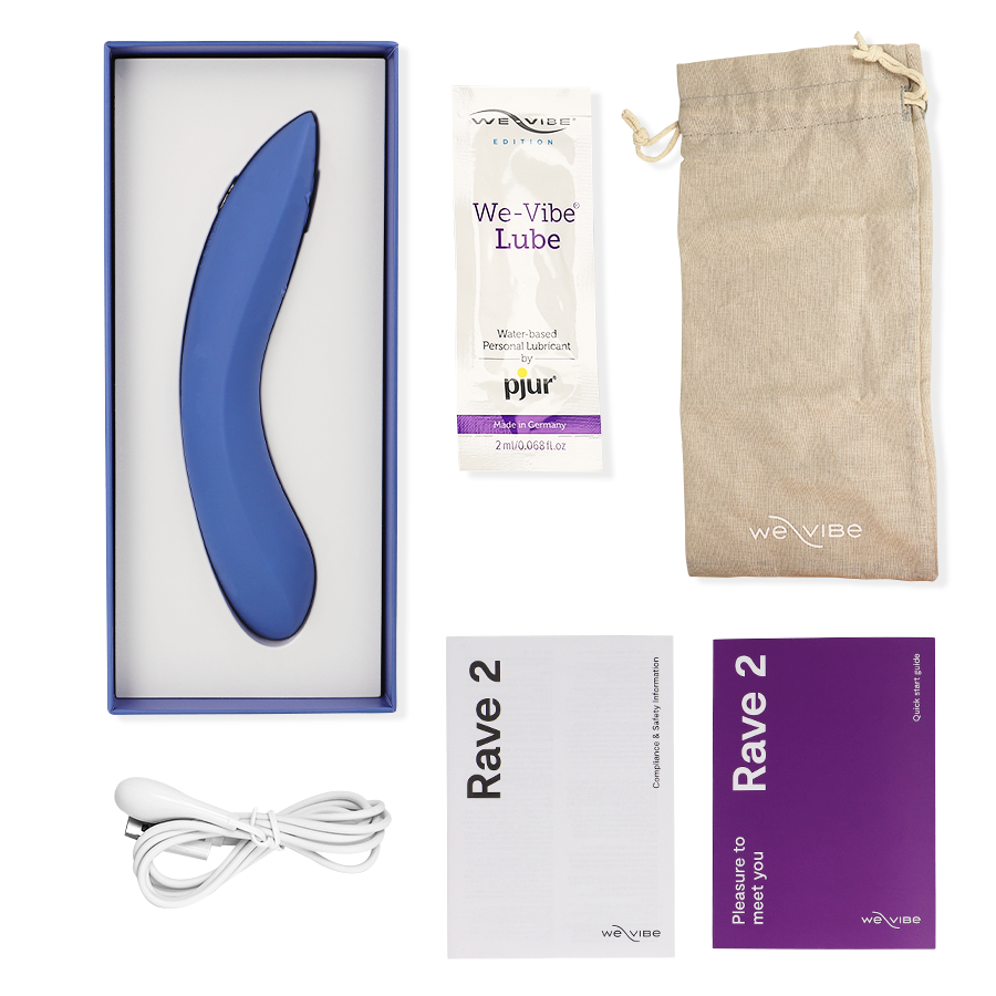 Vibromasseur Point G Rave 2 Asymétrique Connecté App IPX7 - We-Vibe