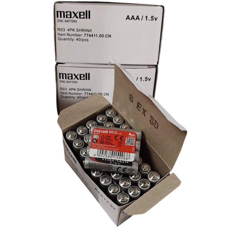 MAXELL - AAA R03 EINZIEHBARE MANGANBATTERIE*4