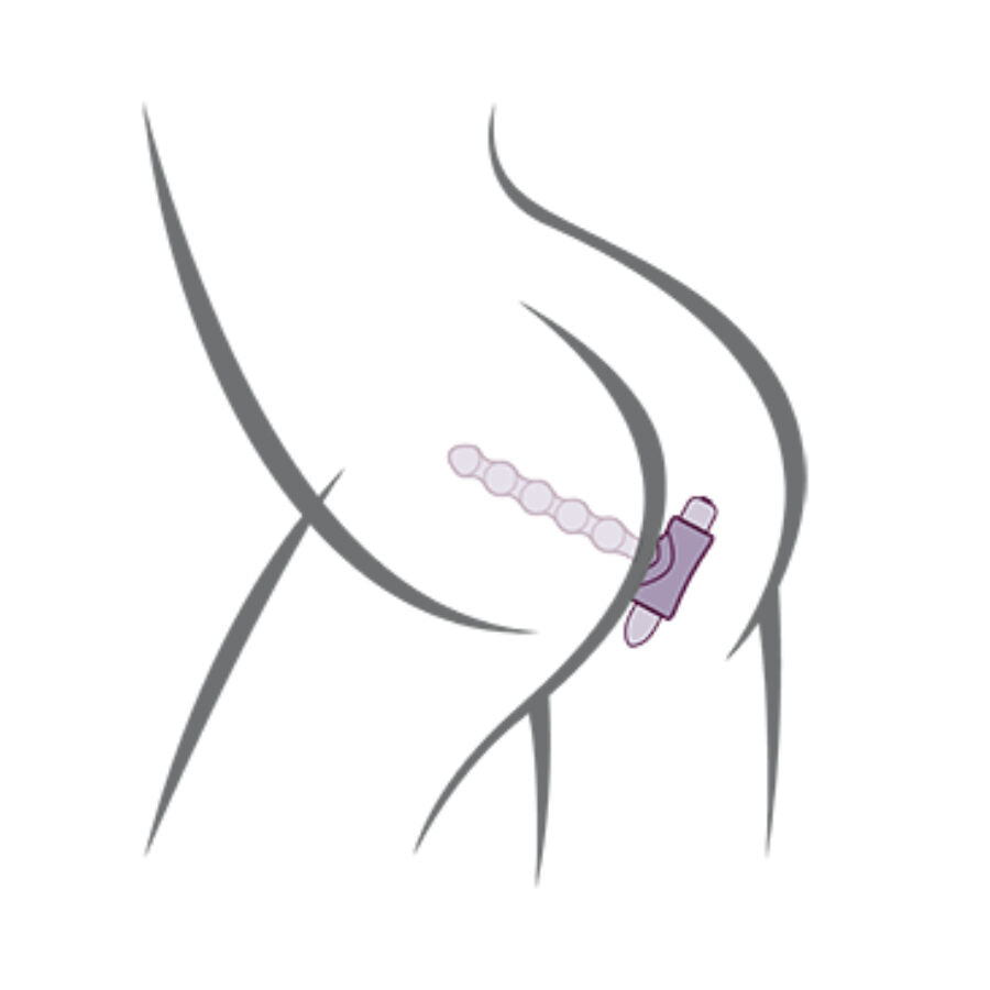 ROCKS-OFF - SMALL SENSATIONS ANALBELLEN-PLUG-VIBRATOR SCHWARZ