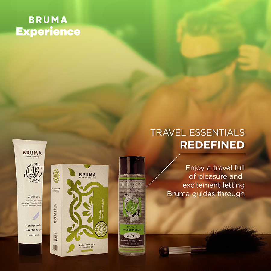 Kit Érotique Tentation Huile Massage Amplificateur Orgasme - Bruma