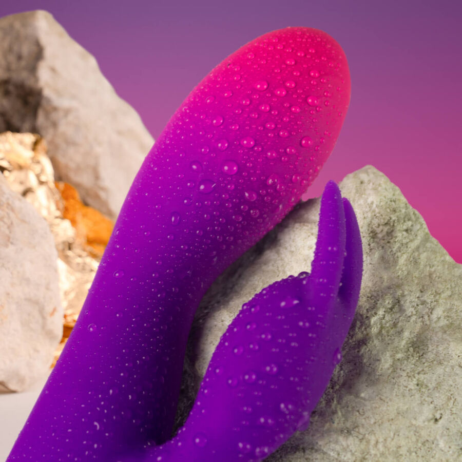 ROCKS-OFF - GLO-GIRL LILA HASE VIBRATOR