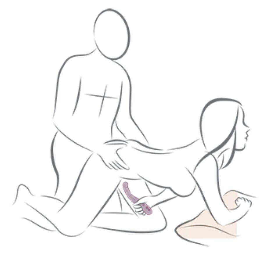 ROCKS-OFF - GEMINI DOPPELVIBRATOR KLITORIS-G-PUNKT-STIMULATOR LILA