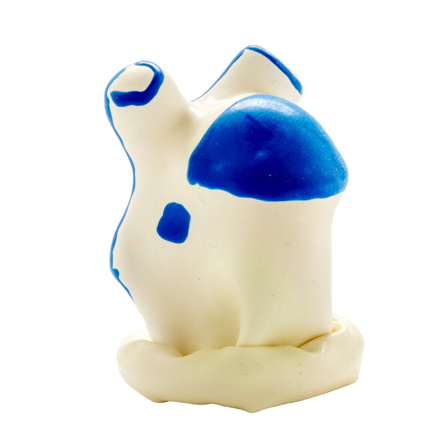 CONDOMERIE - HANDBEMALTES, AUFWENDIGES FENSTER EINER KONDOMFABRIK