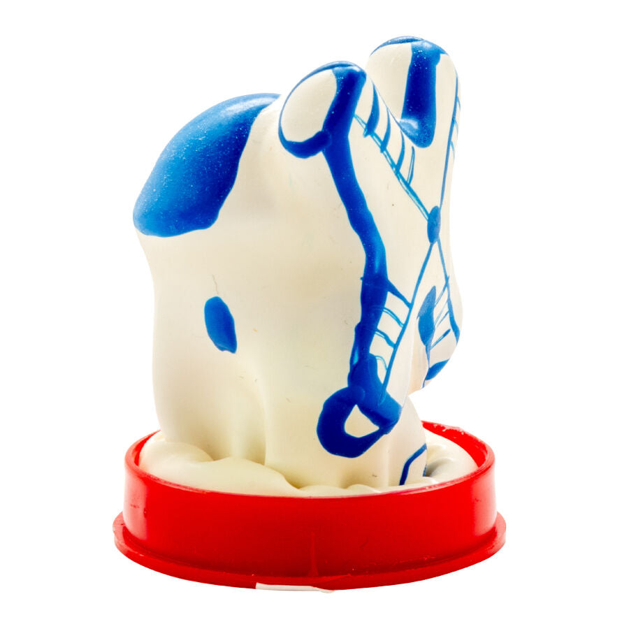 CONDOMERIE - HANDBEMALTES, AUFWENDIGES FENSTER EINER KONDOMFABRIK