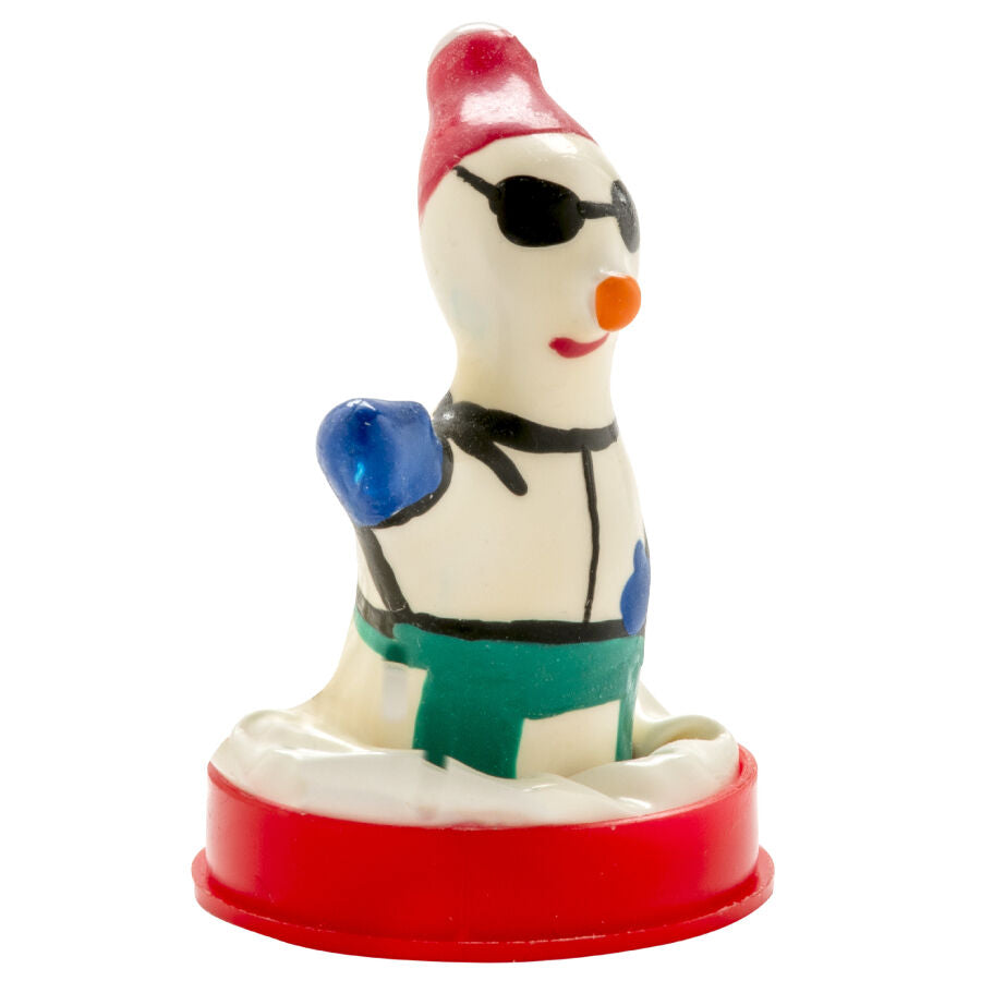 CONDOMERIE - HANDBEMALTE, AUSGEFALLENE CONDOMS SNOWBOARDER XL