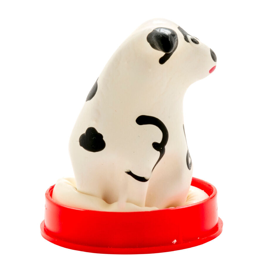 CONDOMERIE - HANDBEMALTE, AUSGEFALLENE KONDOME - DALMATIAN HUND