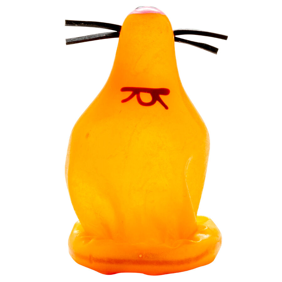 CONDOMERIE - FOX KLEBE HANDBEMALTE, AUSGEFALLENE KONDOME