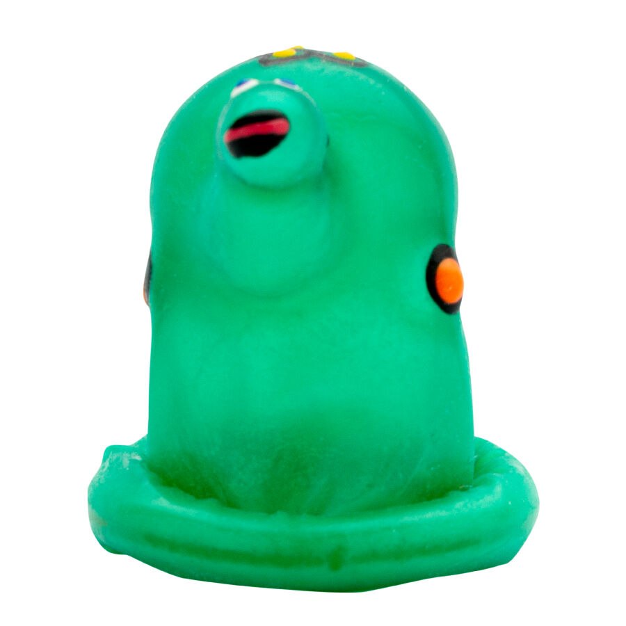 CONDOMERIE - HANDBEMALTE, AUSGEFALLENE KONDOMS MIT SCHILDKRÖTE