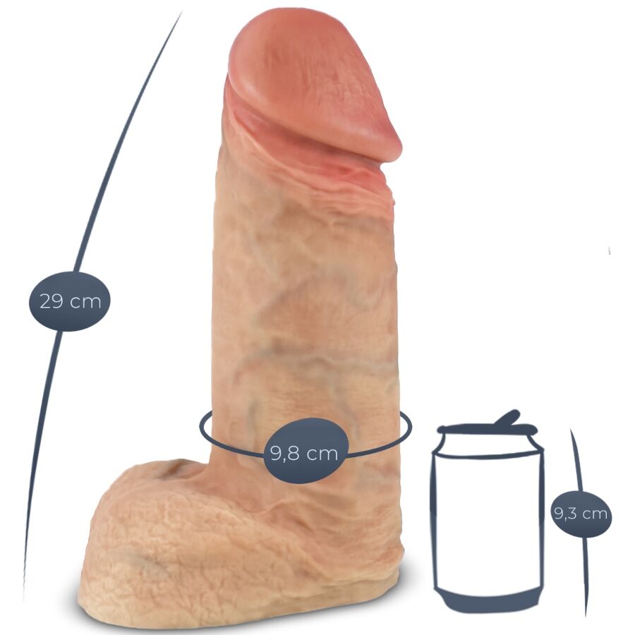 SILEXD - MODELL 1 REALISTISCHER PENIS AUS EXTREMEM PREMIUM SILIKON 28 CM