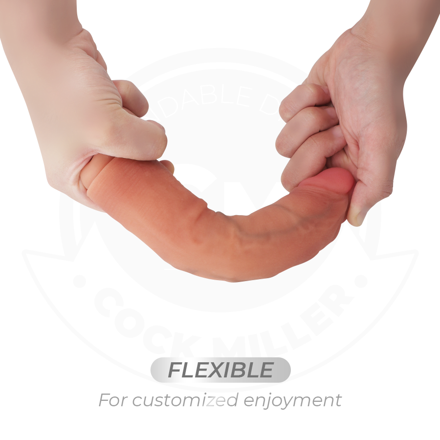 Cock Miller – Realistischer Dildo mit Saugnapf und Fernbedienung, vibrierend, 19,5 cm