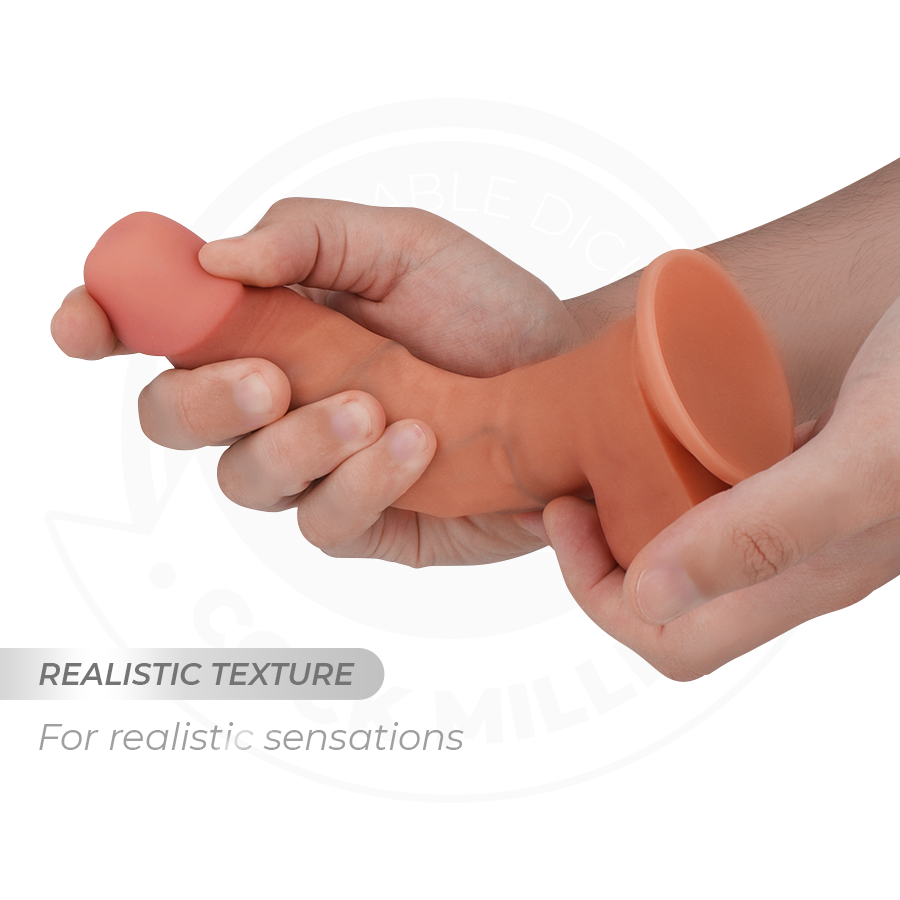 COCK MILLER - HYPERREALISTISCHER BEWEGLICHER DILDO 17,8 CM