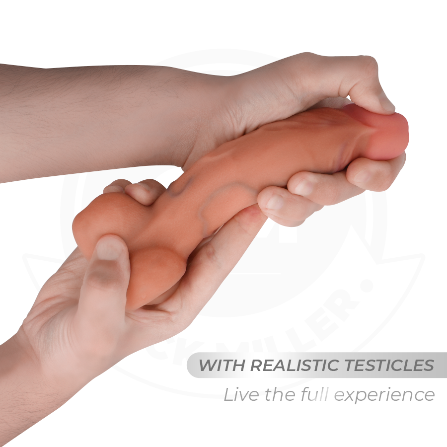 COCK MILLER - HYPERREALISTISCHER BEWEGLICHER DILDO 17,8 CM