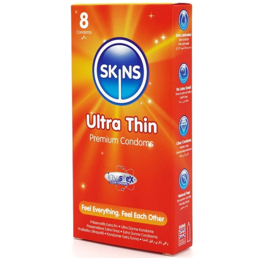 SKINS - 8er-Packung Premium-Ultradünne Kondome