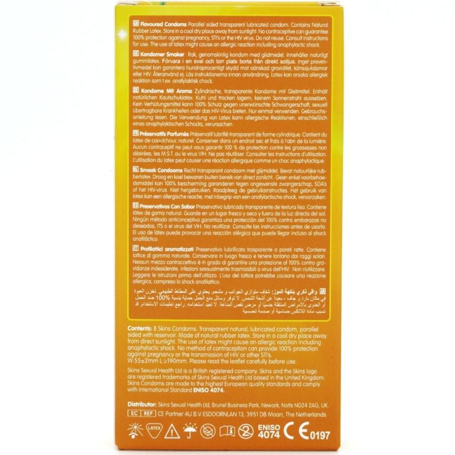 SKINS - 8er-Pack Premium-Bananenkondome