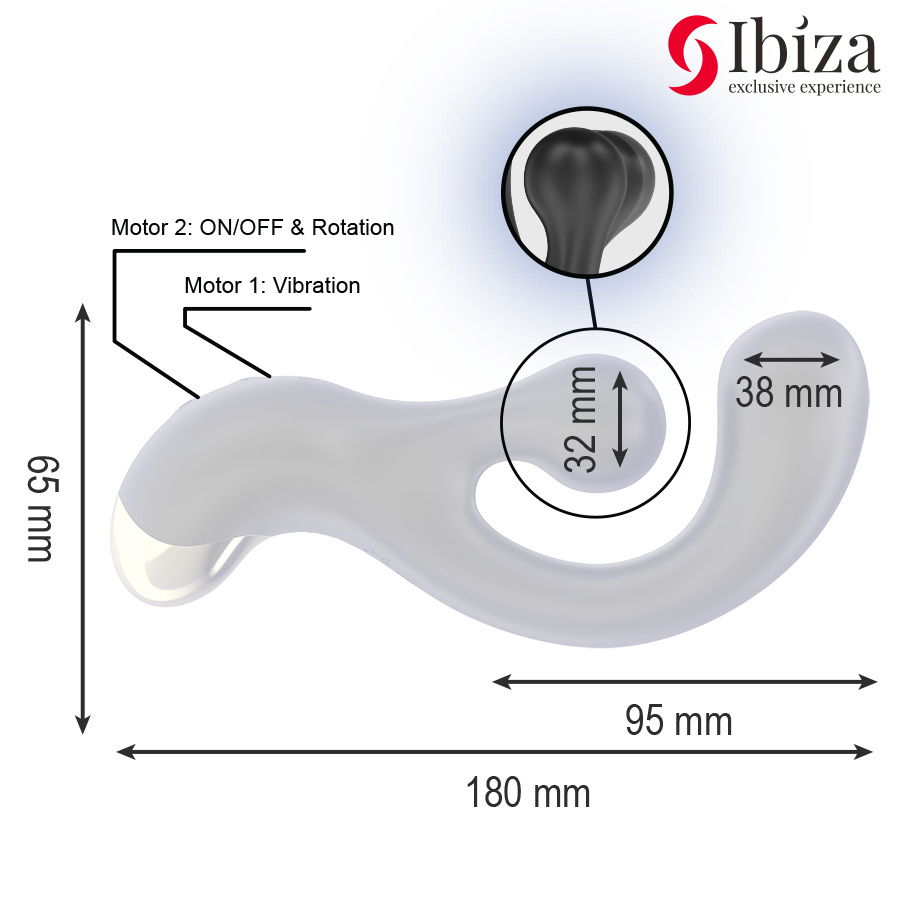 IBIZA - VIBRATIONS- UND ROTATIONSSTIMULATOR