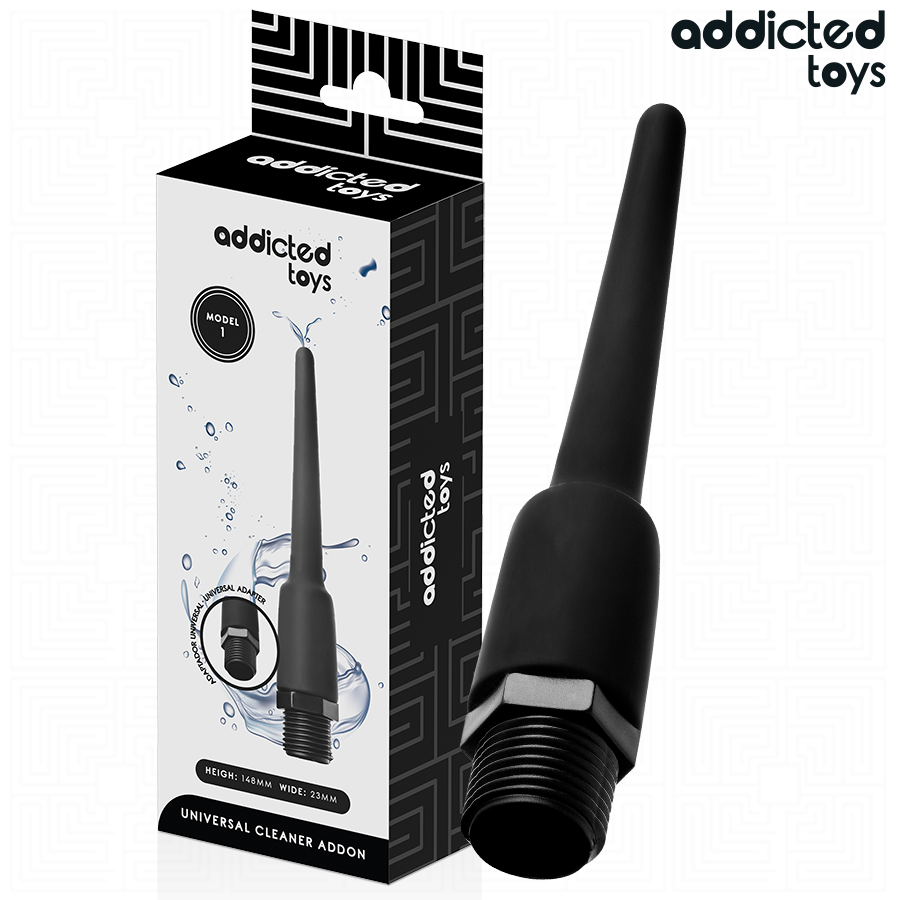 ADDICTED TOYS – ANALREINIGER MIT UNIVERSALADAPTER MODELL 1
