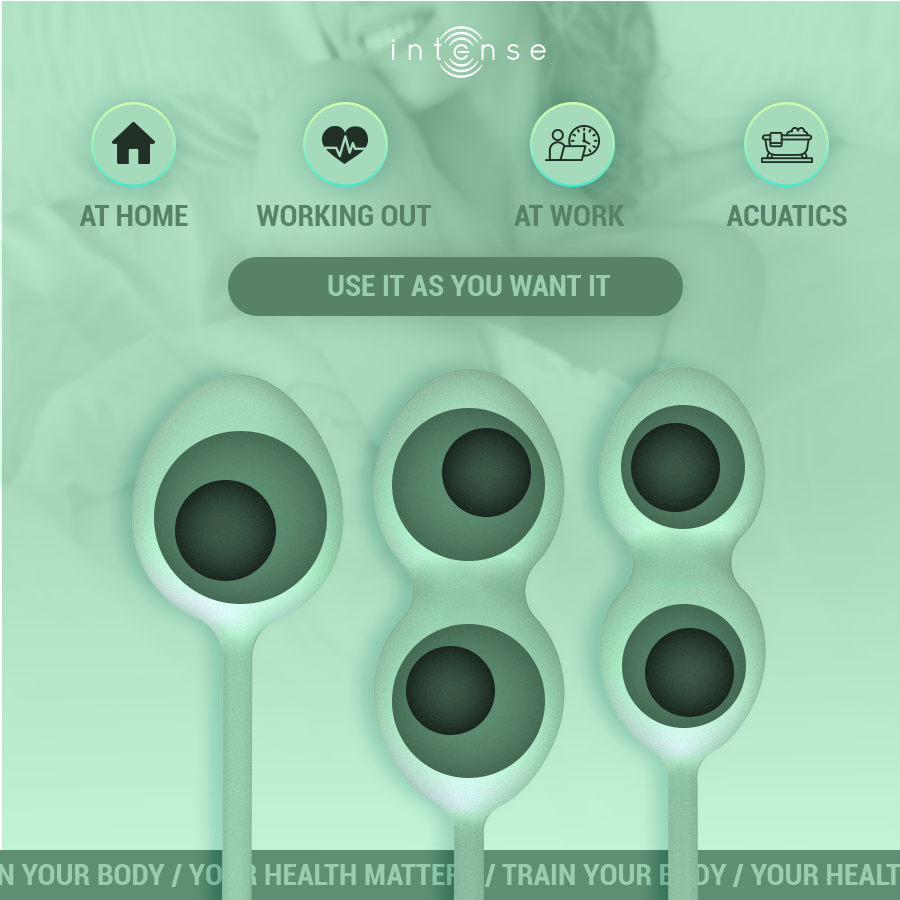 INTENSE - HELLGREEN CHARLI KEGEL BALL KIT