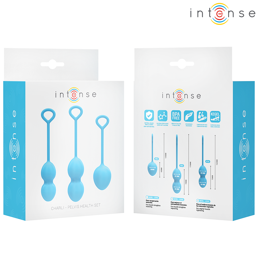INTENSE - CHARLI KEGEL BALL SET BLAU