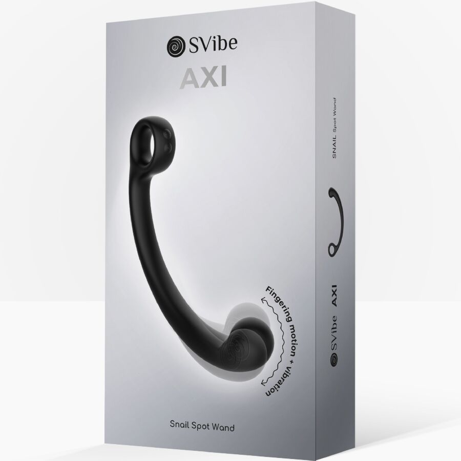 SNAIL VIBE - AXI SCHWARZER VIBRIERENDER MASSAGESTAB