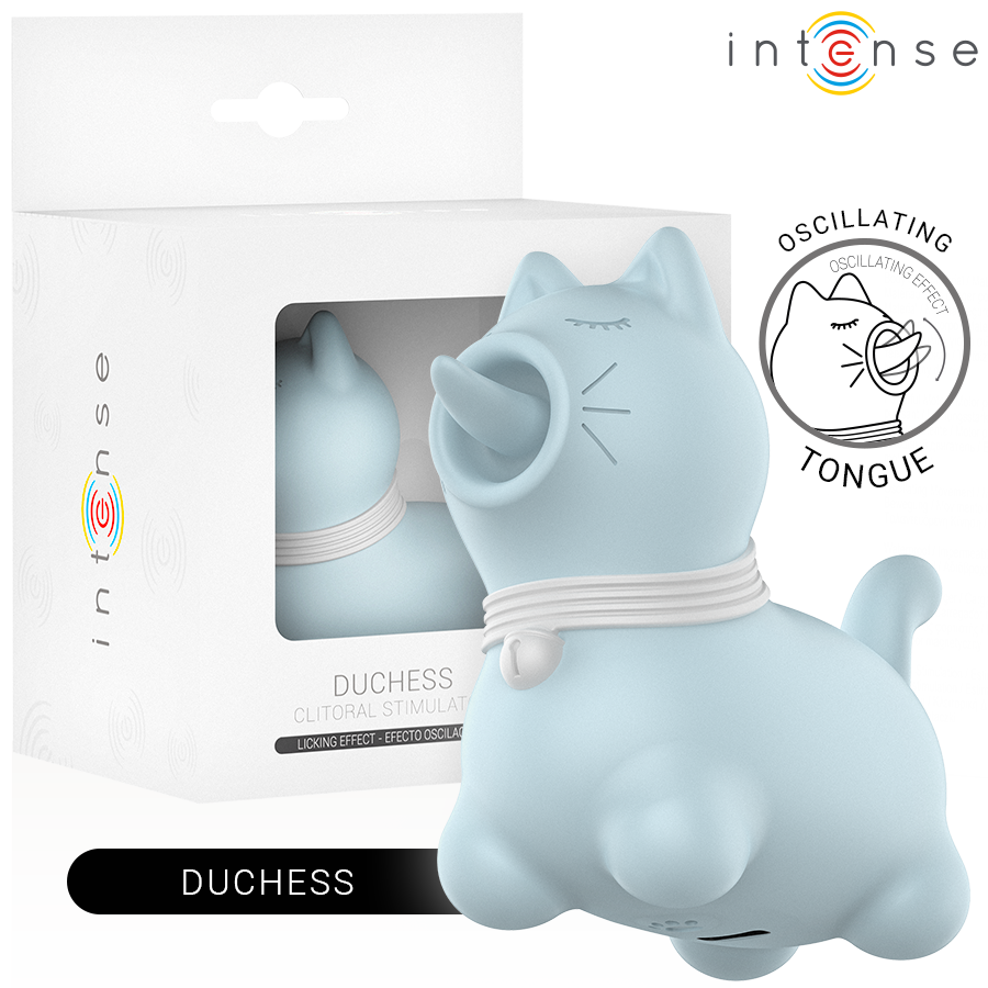 INTENSE - DUCHESS STIMULATOR MIT 360º DREHBARER ZUNGE, BLAU