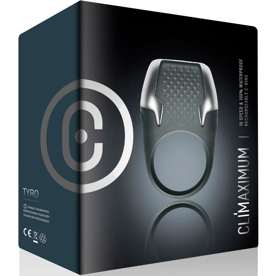 CLIMAXIMUM - TYRO VIBRIERENDER FESSELRING MIT LED-LICHTERN