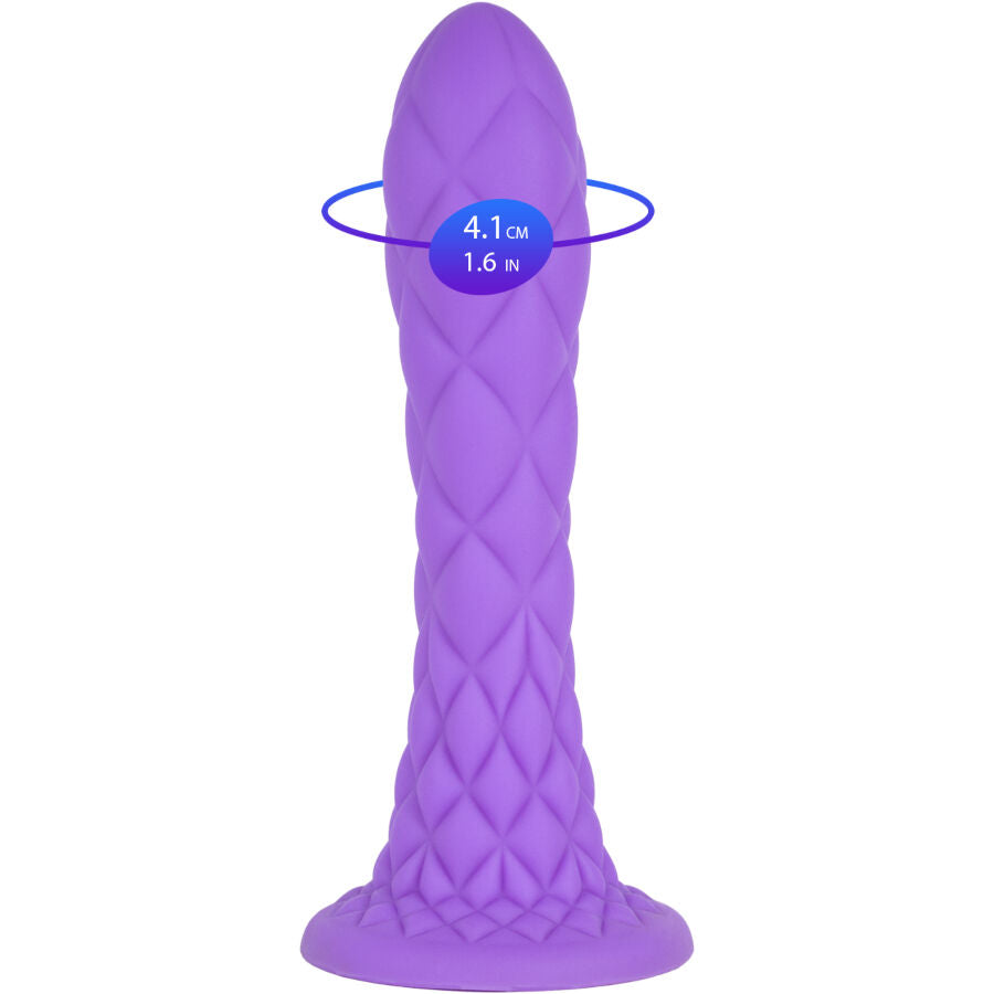 SILEXD – TRAUMHAFTER DILDO FANTASIE THERMOAKTIVES FLÜSSIGES SILIKON VIOLETT 18,5 CM