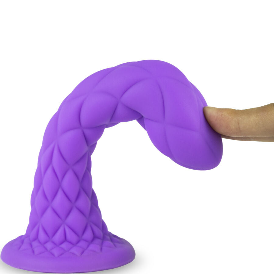 SILEXD – TRAUMHAFTER DILDO FANTASIE THERMOAKTIVES FLÜSSIGES SILIKON VIOLETT 18,5 CM