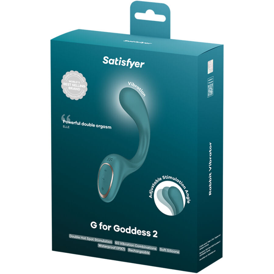 SATISFYER - G FOR GODDESS 2 GRÜNER HASE VIBRATOR FLASCHE