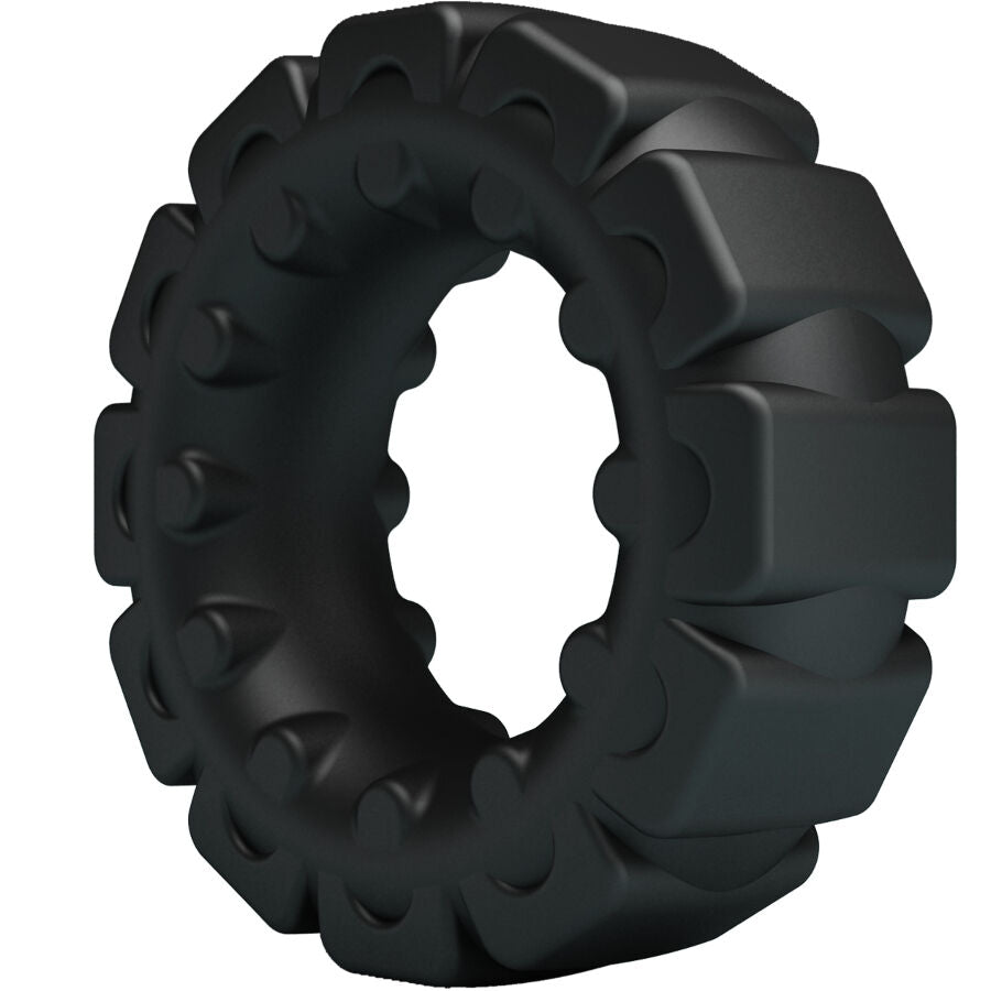 Cockring Laiden Modèle 5 Silicone Souple Ajustable - Crazy Bull