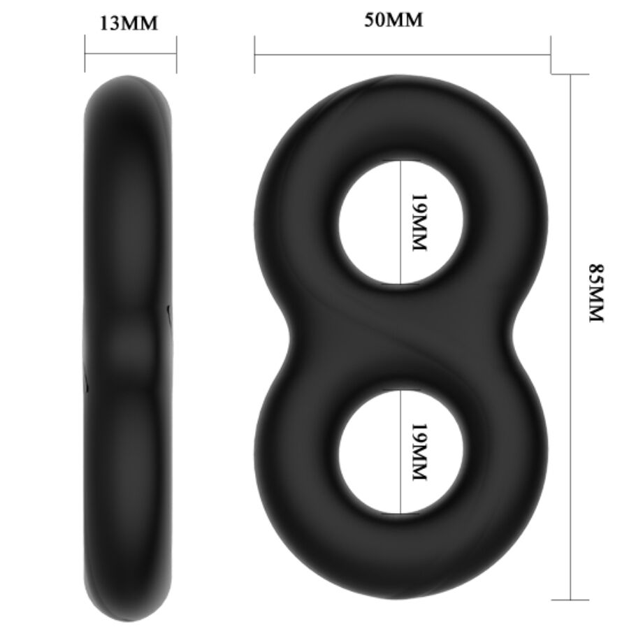 CRAZY BULL - DOPPELTER INFINITY-SILIKONRING