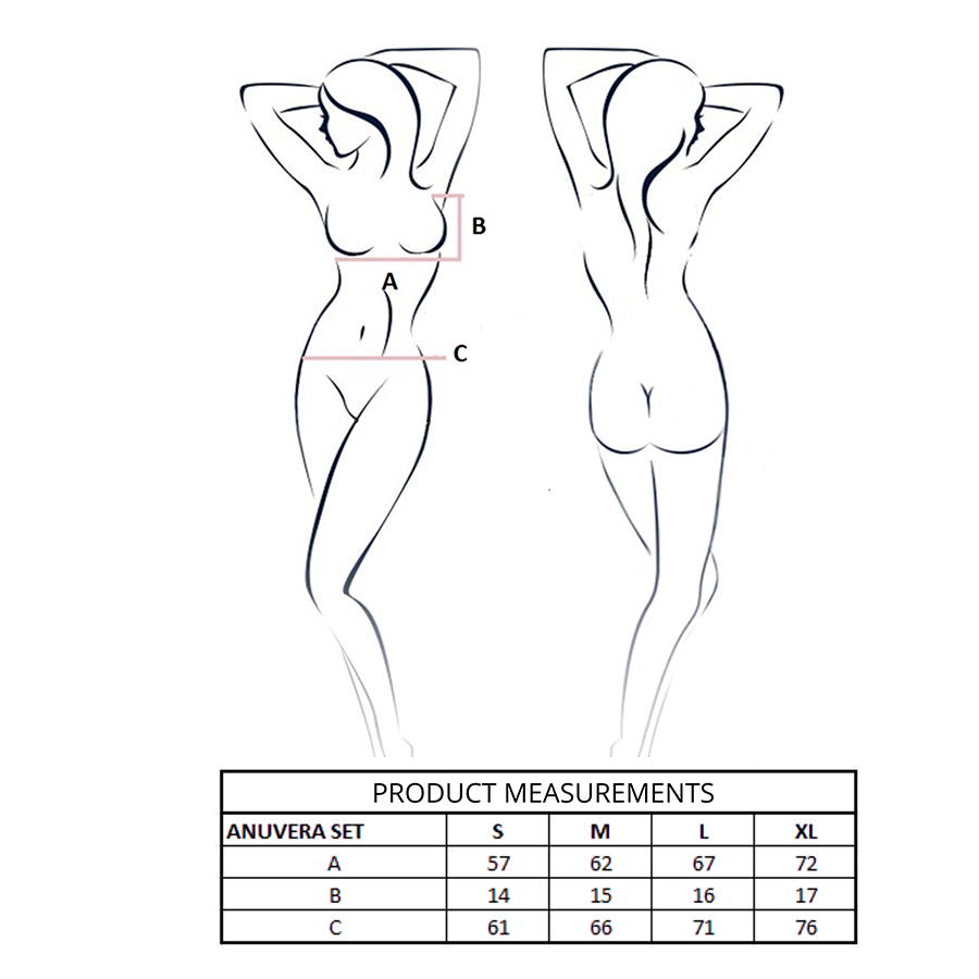 PASSION - ANUVERA FIRE BRICK BH + STRING-SET L/XL