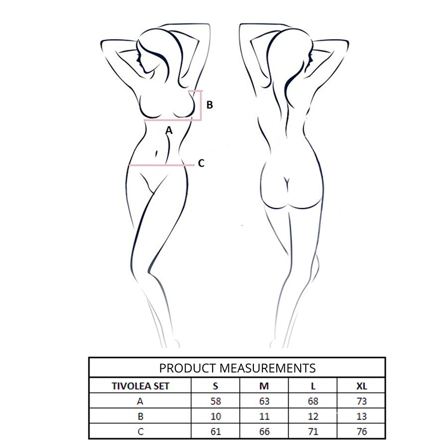 PASSION - TIVOLEA LILA BH + STRING SET S/M