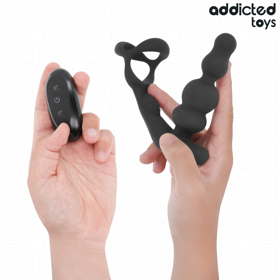 ADDICTED TOYS - MASSEUR DE PROSTATE ROTATIF À TÉLÉCOMMANDE