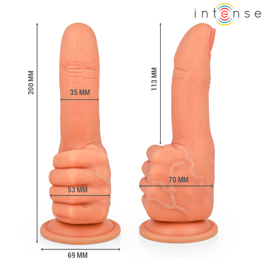 INTENSE - BENDER G-PUNKT-STIMULATOR MIT FLEXIBLER HAND 11,3 CM