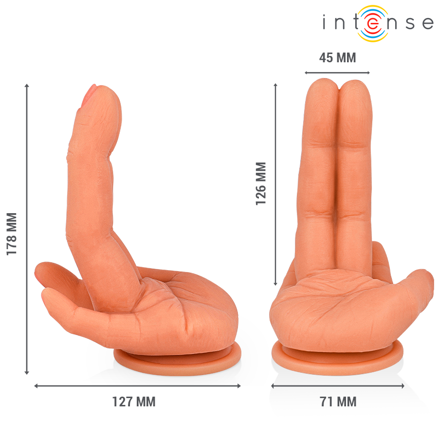 INTENSE - LEELA G-PUNKT-STIMULATOR FLEXIBLE HAND 12,6 CM