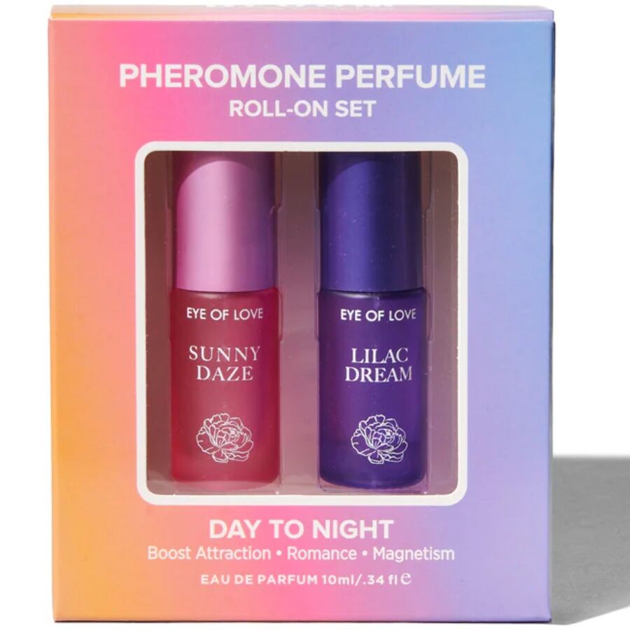 EYE OF LOVE – BLOOM DAY TO NIGHT ROLL-ON PARFÜM-SET MIT PHEROMONEN 2 X 5 ML