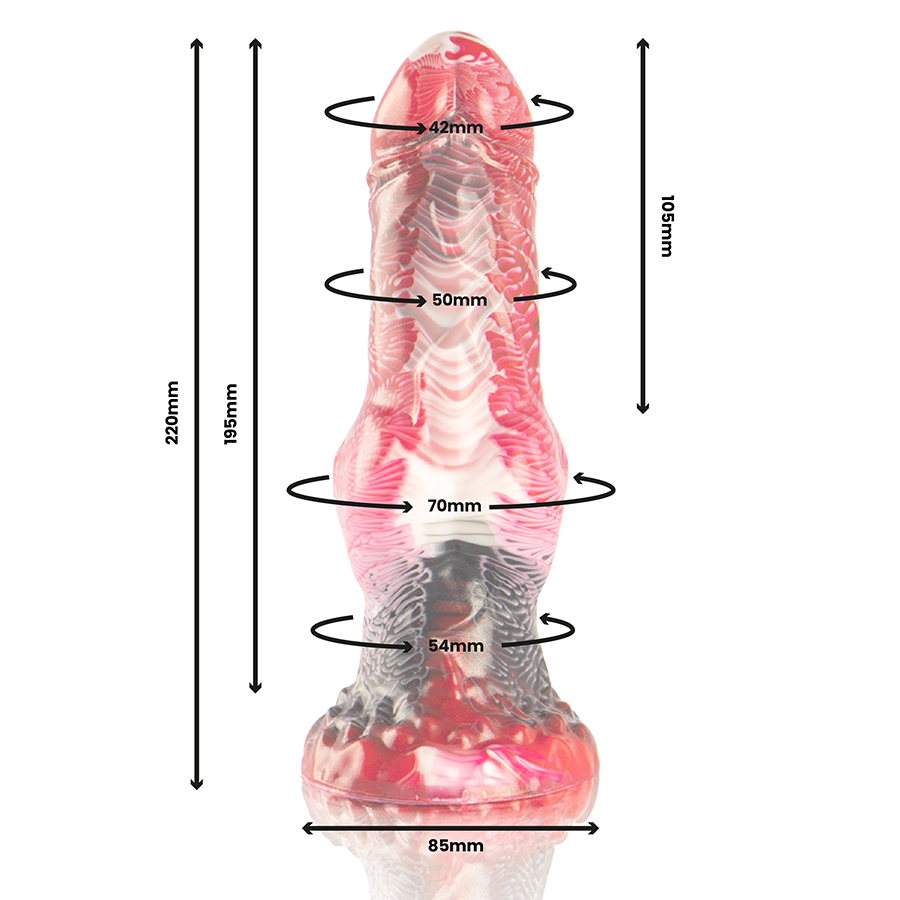 EPISCH - HELIOS DILDO MIT HITZE UND HODEN-ECSTASY