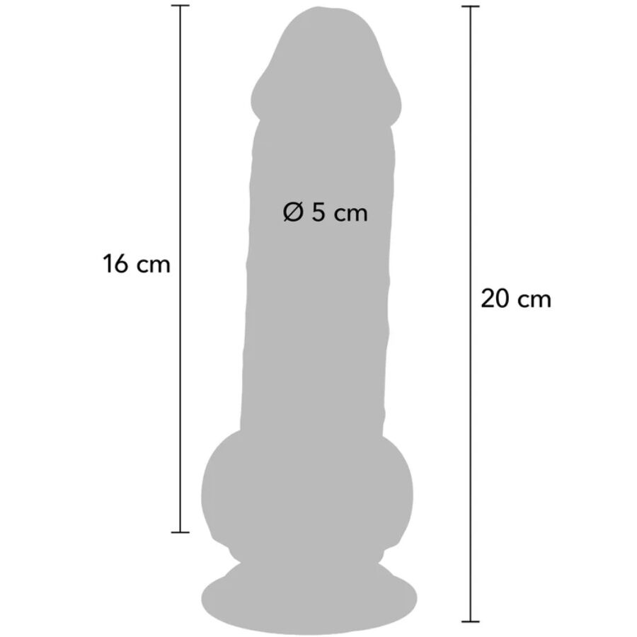 Gode Réaliste Luxe Extra Épais Testicules 7 Tailles - Get Real