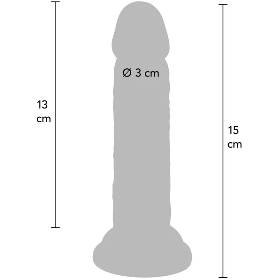 ERLEBEN SIE REALITÄT – LUXURIÖSER, REALISTISCHER PENIS, 15 CM