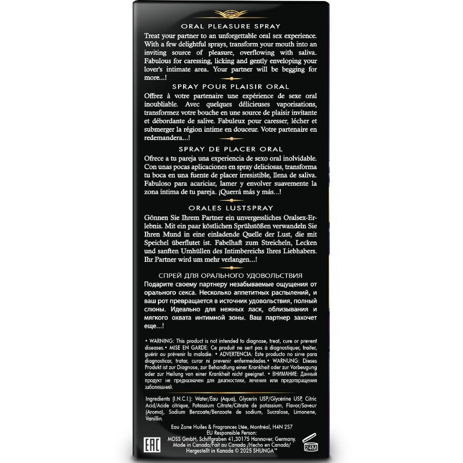 SHUNGA – Wellen-Mundspray mit exotischen Früchten, 20 ml